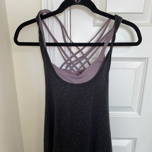 lululemon women’s tank top with sports bra attached